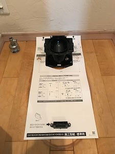 守山市Y様邸　トイレ交換工事　工事中